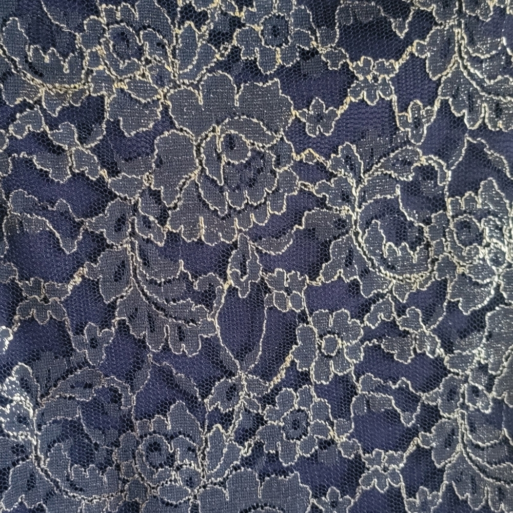 ONYX NITE LACE Blue evening dress - Picture 3 of 7